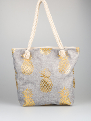 Schopper Tasche Handtasche Strandtasche -Ananas-